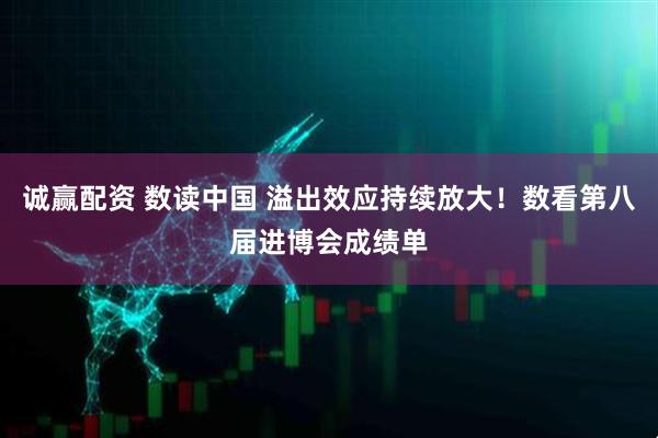 诚赢配资 数读中国 溢出效应持续放大！数看第八届进博会成绩单